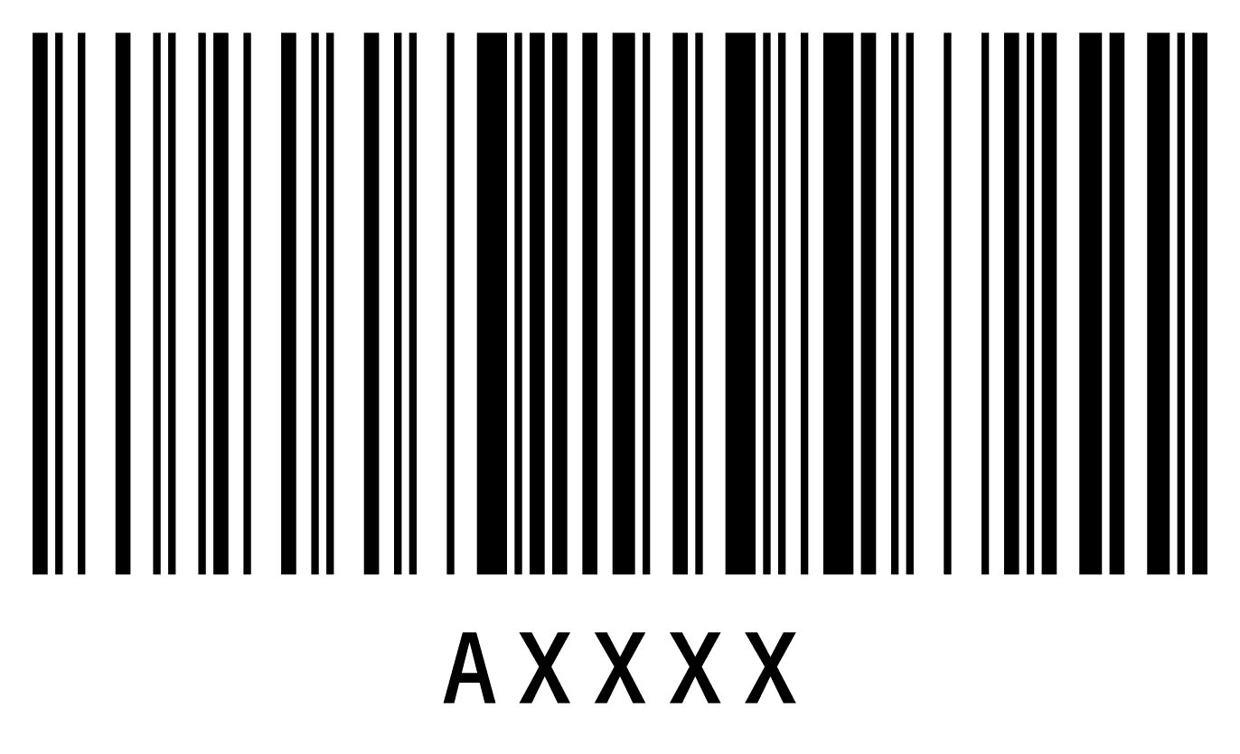 Example code 128 barcode